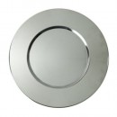 ChargeIt by Jay Bridal Stainless Steel Round Charger Plate 12-3/4"