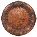 ChargeIt by Jay Embossed Copper Round Charger Plate 14"