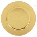 ChargeIt by Jay Gold Acrylic Round Charger Plate 13"