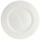 ChargeIt by Jay Sunray Pearl White Glass Charger Plate 13"