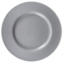 ChargeIt by Jay Reflex Silver Glass Charger Plate 13"