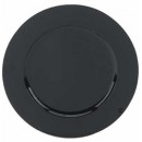 Tabletop Classics Round Acrylic Black Charger Plate 13"