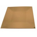 Tabletop Classics Gold Square Acrylic Charger Plate with Square Center 13"